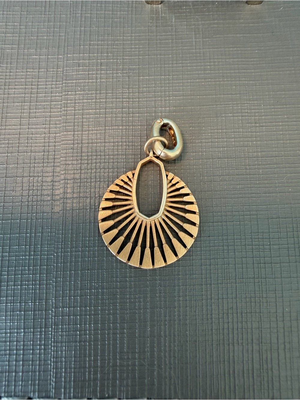 Kendra Scott Sunburst Charm Rose Gold Discontinued Charm